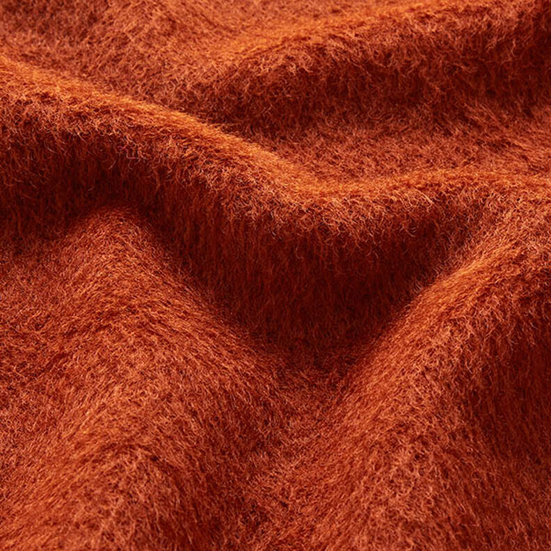 Plain Fluffy Coating Fabric – bronze,  image number 2