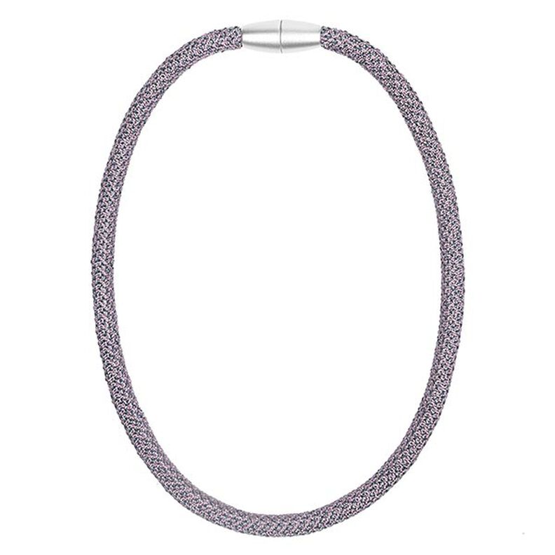 Simple Tiebacks with Magnetic Closure [60cm] – mauve | Gerster,  image number 1