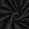 Faux Fur wavy lines – black,  thumbnail number 3