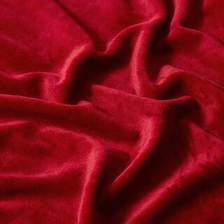 Stretch Velvet Nicky Velours – red | Remnant 50cm, 