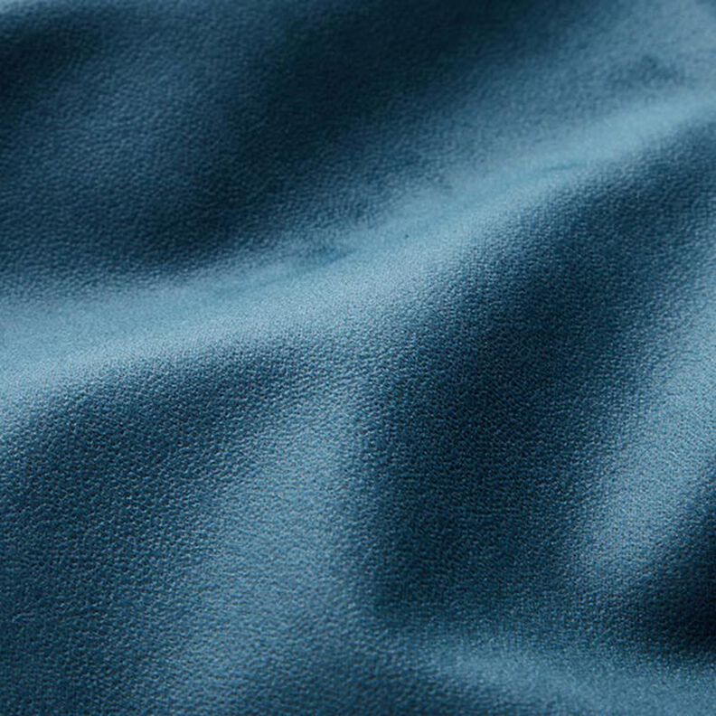 Upholstery Fabric Leather-Look Ultra-Microfibre – petrol,  image number 2