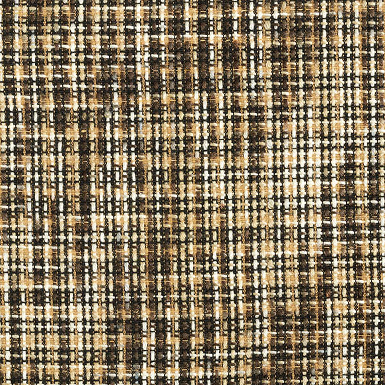 Checks Wool Blend Coating Fabric – beige/black,  image number 1