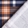 Cotton Flannel Check Print | by Poppy – navy blue/fawn,  thumbnail number 4