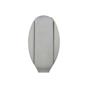 Cord End Clip [Length: 25 mm] – light grey, 