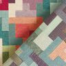 Decor Fabric Tapestry Fabric tetris – carmine/green,  thumbnail number 4