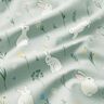 Decor Fabric Half Panama little bunnies – pale mint,  thumbnail number 2