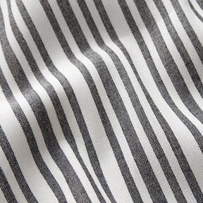Viscose Blend Irregular Stripes – white/black, 