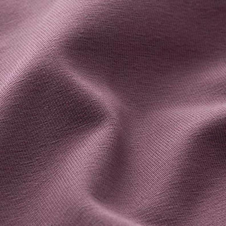 Medium Cotton Jersey Plain – aubergine,  image number 4