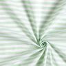 Cotton Cretonne casual stripes – pale mint/white,  thumbnail number 3