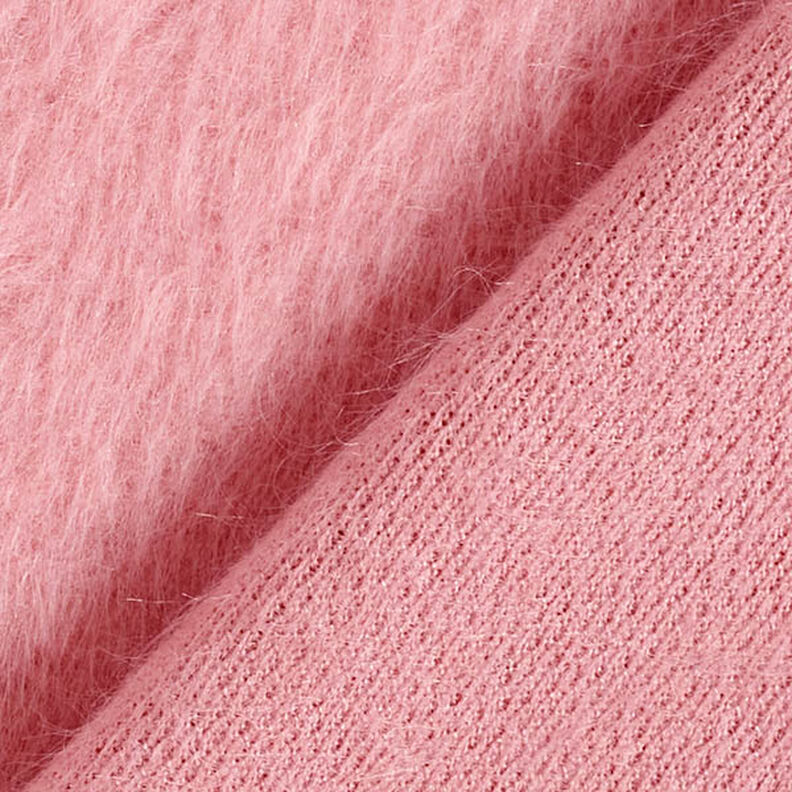 Plain Fluffy Coating Fabric – dusky pink,  image number 3