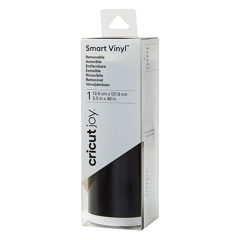 Cricut Joy Matte Smart Vinyl [ 13,9 x 121,9 cm ] – black,  image number 1