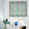 Decor Fabric Cotton Twill painted flowers – pink/turquoise,  thumbnail number 6