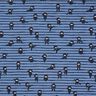 Cotton Jersey Stripe Ninjas  – blue grey,  thumbnail number 1