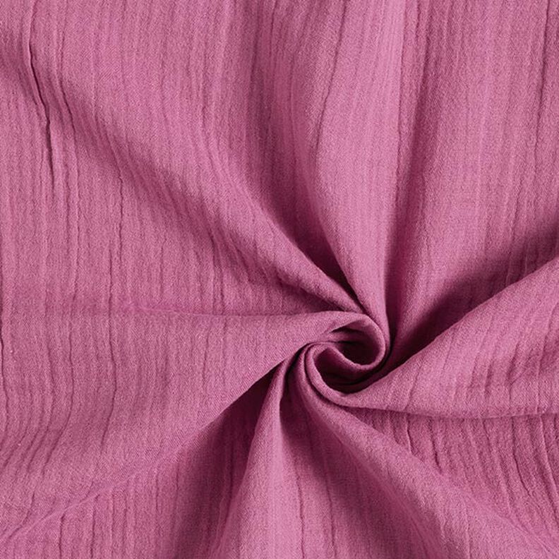 GOTS Double Gauze/Muslin | Tula – mauve,  image number 1
