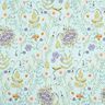 Cotton Poplin wildflowers – pale mint/lavender,  thumbnail number 1