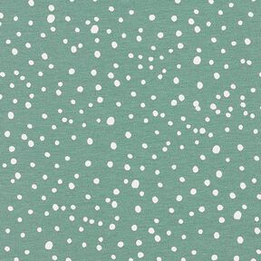 Cotton jersey irregular dots – reed, 