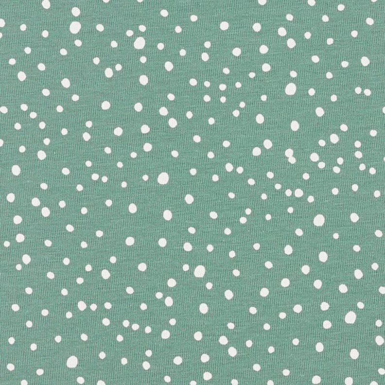 Cotton jersey irregular dots – reed,  image number 1