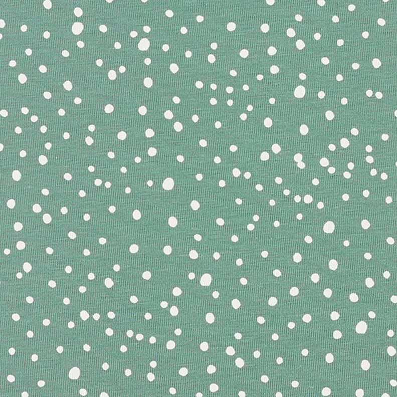 Cotton jersey irregular dots – reed,  image number 1