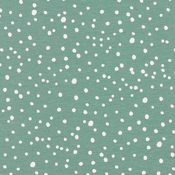 Cotton jersey irregular dots – reed,  image number 1