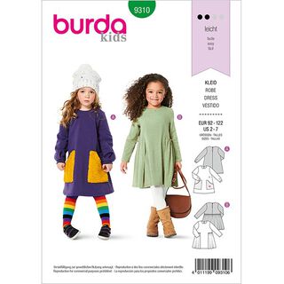 Dress, Burda 9310 | 92-122, 