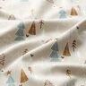 Cotton Poplin minimalist fir trees – light taupe,  thumbnail number 2