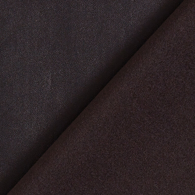 plain stretch faux leather – black,  image number 3