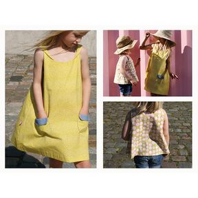 ROSA - dress and top with twisted straps and pockets, Studio Schnittreif | 74 - 140, 