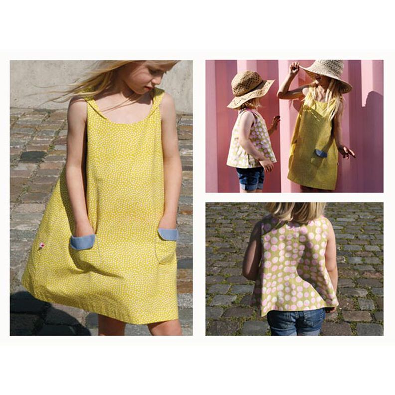 ROSA - dress and top with twisted straps and pockets, Studio Schnittreif | 74 - 140,  image number 2