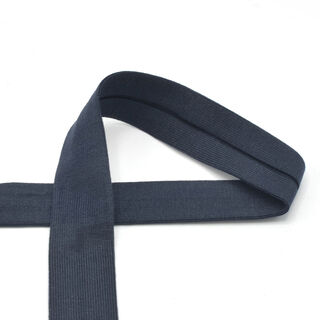 Bias binding Cotton Jersey [20 mm] – midnight blue, 