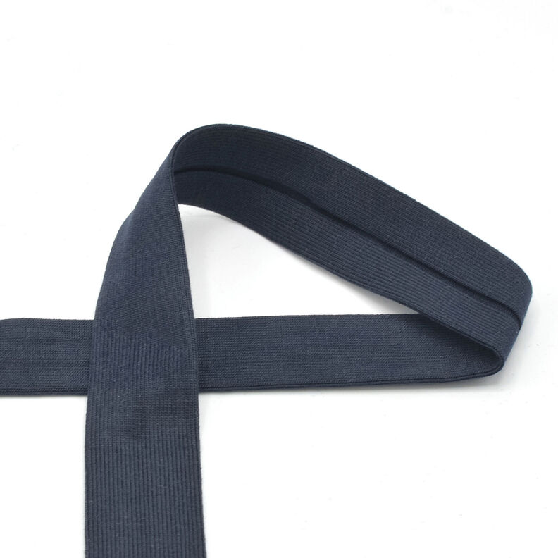 Bias binding Cotton Jersey [20 mm] – midnight blue,  image number 1