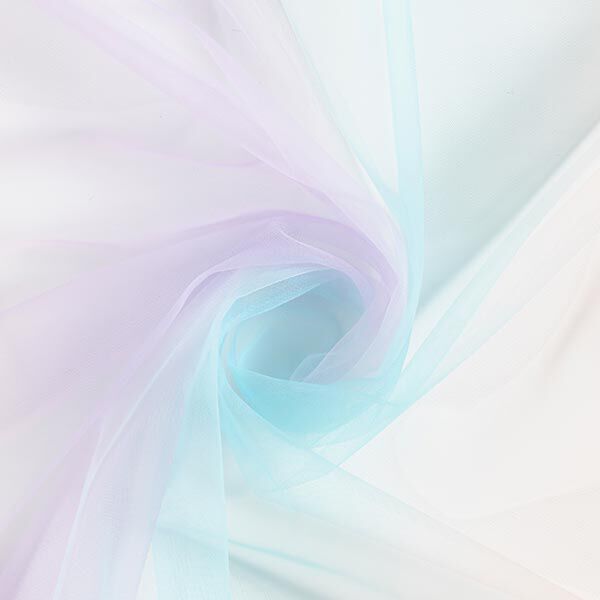 Soft Mesh Rainbow Ombre – light blue/mint,  image number 3