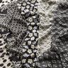 Chiffon abstract circles – white/black,  thumbnail number 5