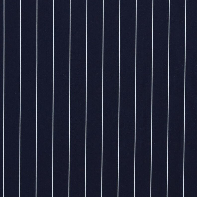stretch pinstripe trouser fabric – midnight blue/white,  image number 1