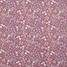 Coated Cotton colourful floral meadow – dark dusky pink/white,  thumbnail number 1