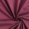 Cotton Poplin Mini polka dots – burgundy/white,  thumbnail number 3