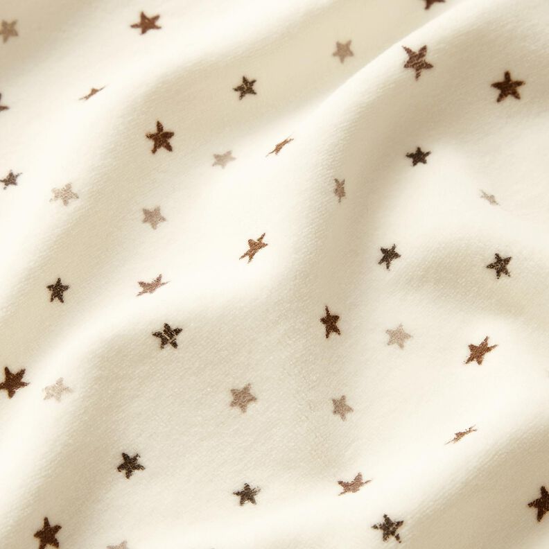 Nicky Velour little stars – ivory,  image number 2
