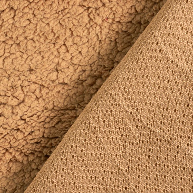 cuddly teddy fur fabric – cinnamon,  image number 4