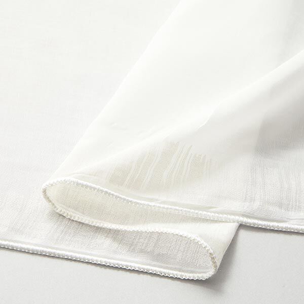 Curtain Fabric Voile delicate stripes 295 cm – white/ivory,  image number 6