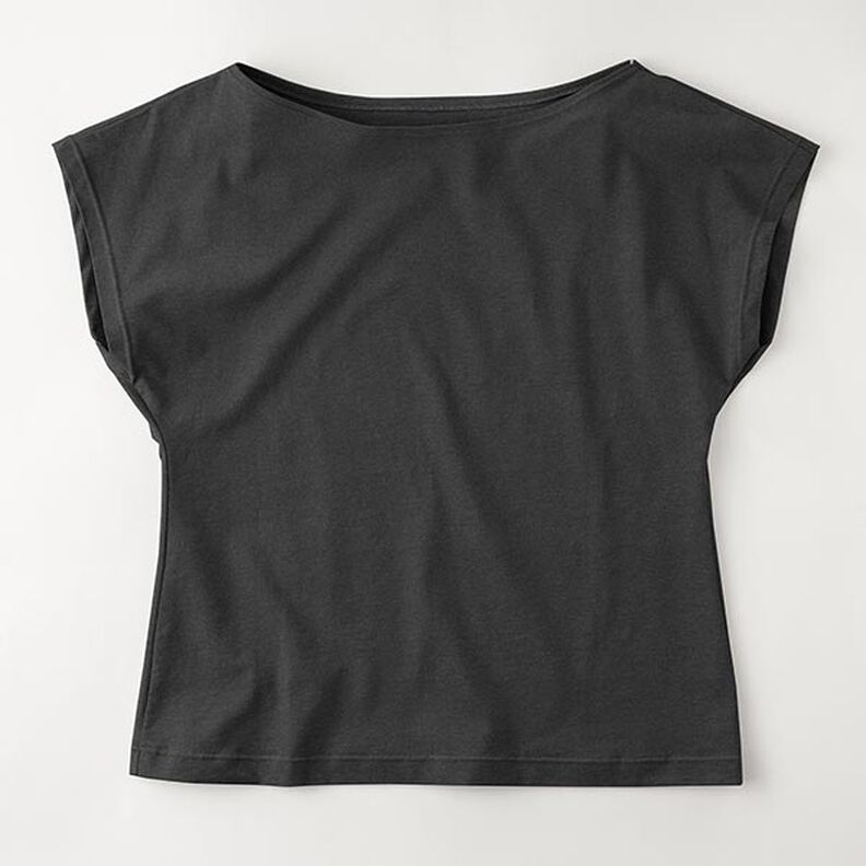 Bamboo Viscose Jersey Plain – black,  image number 8