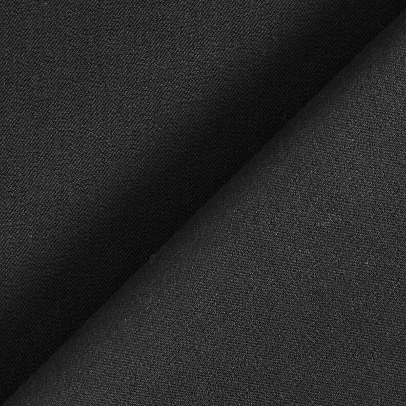 Plain medium stretch trouser fabric – black,  image number 3