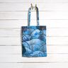 Winter Landscape Digital Print Half Panama Decor Fabric – light blue/midnight blue,  thumbnail number 7