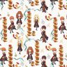 Cotton poplin licensed fabric Harry Potter book stack | Warner Bros. – white,  thumbnail number 1
