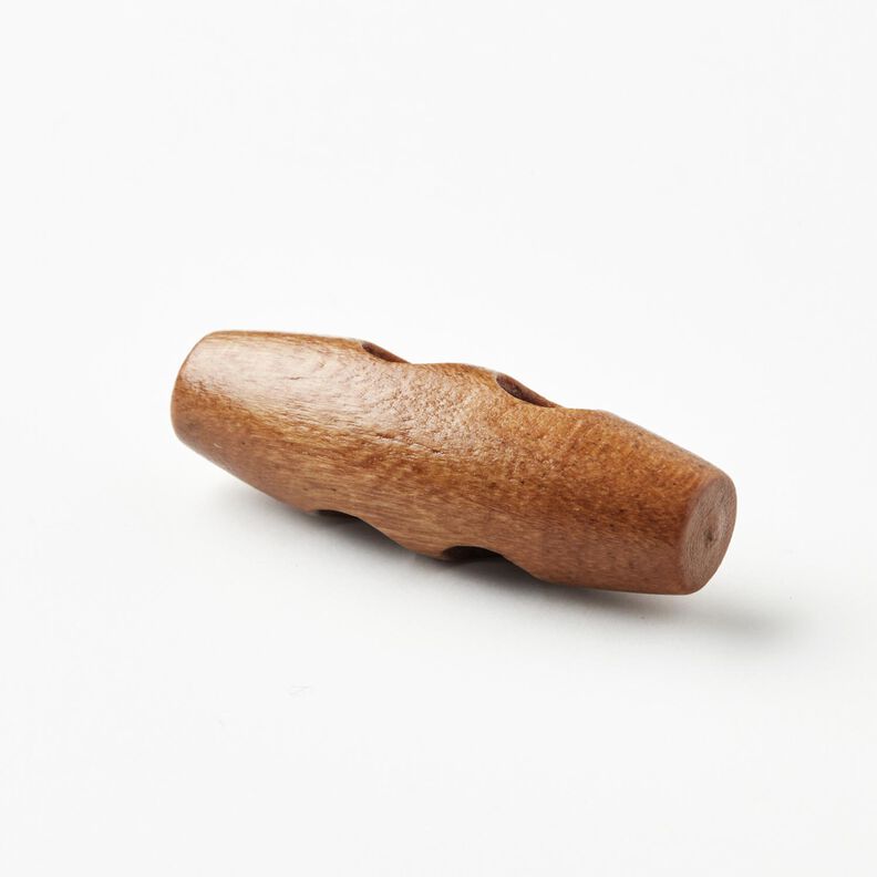 Wooden toggle button [30 mm] – caramel,  image number 3