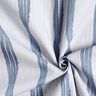 Decor Fabric Half Panama wavy stripes – blue,  thumbnail number 3