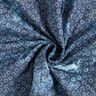 Tie-dyed flower chambray quilted fabric – denim blue,  thumbnail number 4