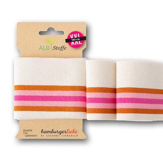GOTS Organic Knit Ribbing CUFF ME COLLEGE [140 cm | 7,5 cm] | Albstoffe | Hamburger Liebe, 