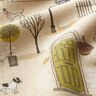 Decor Fabric Half Panama animal neighbourhood – natural/black,  thumbnail number 2