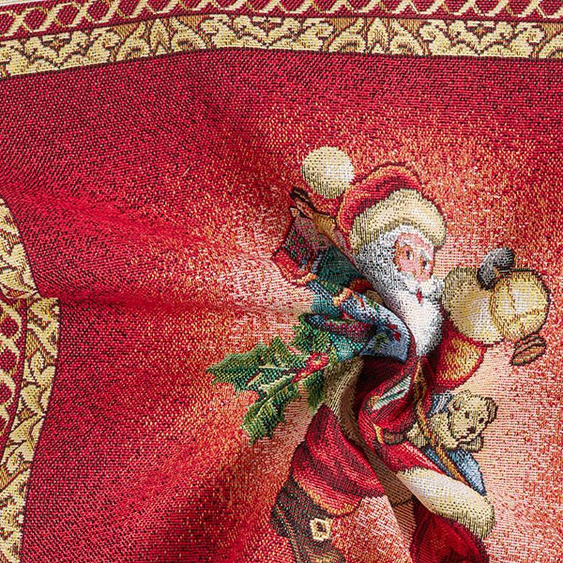 Tapestry Decor Fabric PanelSanta – carmine, image number 3