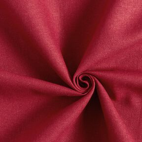 pure heavy linen Plain – dark red, 