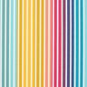 Outdoor Fabric Canvas Retro Stripes – yellow/turquoise,  thumbnail number 1